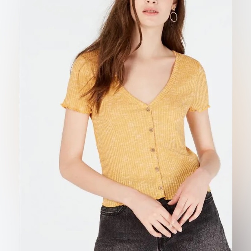 Yellow Short Sleeve Shirt